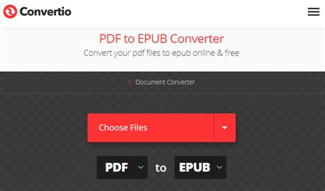 Converter EPUB em PDF (Online e Gratuito) — Convertio